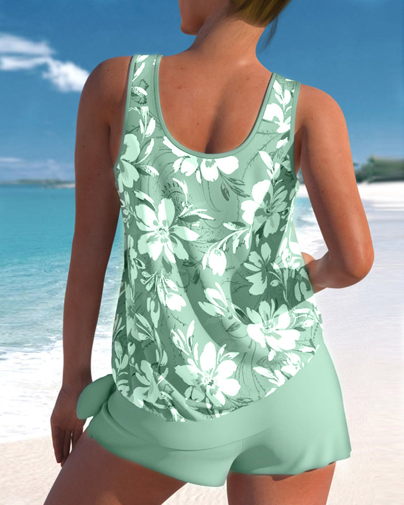 Tankini Swimwear | Two Piece Swim Set-Women Swimwear-Homefinn