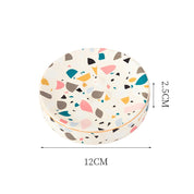 Terrazzo Pattern Bathroom Accessory Set | Matching Dispenser Tumbler Countertop Use-Bathroom Accessory Set-Homefinn