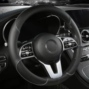 Textured Diamond Steering Wheel Cover | Anti Slip Surface Full Wrap Vehicle Use-Steering Wheel Cover-Homefinn