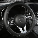Textured Diamond Steering Wheel Cover | Anti Slip Surface Full Wrap Vehicle Use