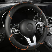 Textured Diamond Steering Wheel Cover | Anti Slip Surface Full Wrap Vehicle Use-Steering Wheel Cover-Homefinn