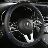 Textured Diamond Steering Wheel Cover | Anti Slip Surface Full Wrap Vehicle Use