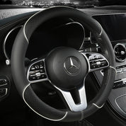 Textured Diamond Steering Wheel Cover | Anti Slip Surface Full Wrap Vehicle Use-Steering Wheel Cover-Homefinn