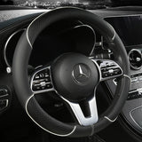 Textured Diamond Steering Wheel Cover | Anti Slip Surface Full Wrap Vehicle Use