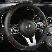 Textured Diamond Steering Wheel Cover | Anti Slip Surface Full Wrap Vehicle Use-Steering Wheel Cover-Homefinn