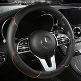 Textured Diamond Steering Wheel Cover | Anti Slip Surface Full Wrap Vehicle Use