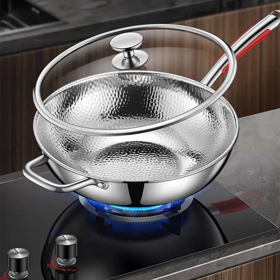 Titanium Wok Pan | Induction Compatible Everyday Cooking-Wok-Homefinn