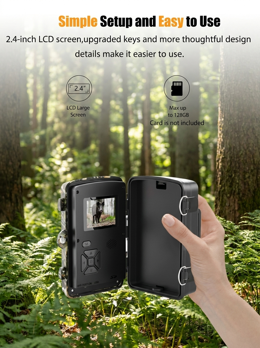 Trail Camera | Night Vision Wildlife Camera • Homefinn