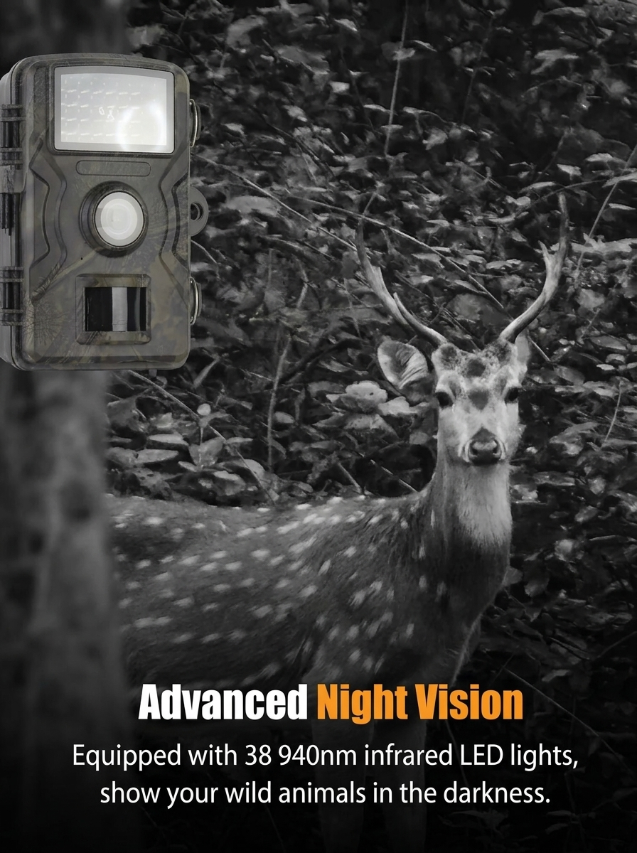 Trail Camera | Night Vision Wildlife Camera • Homefinn