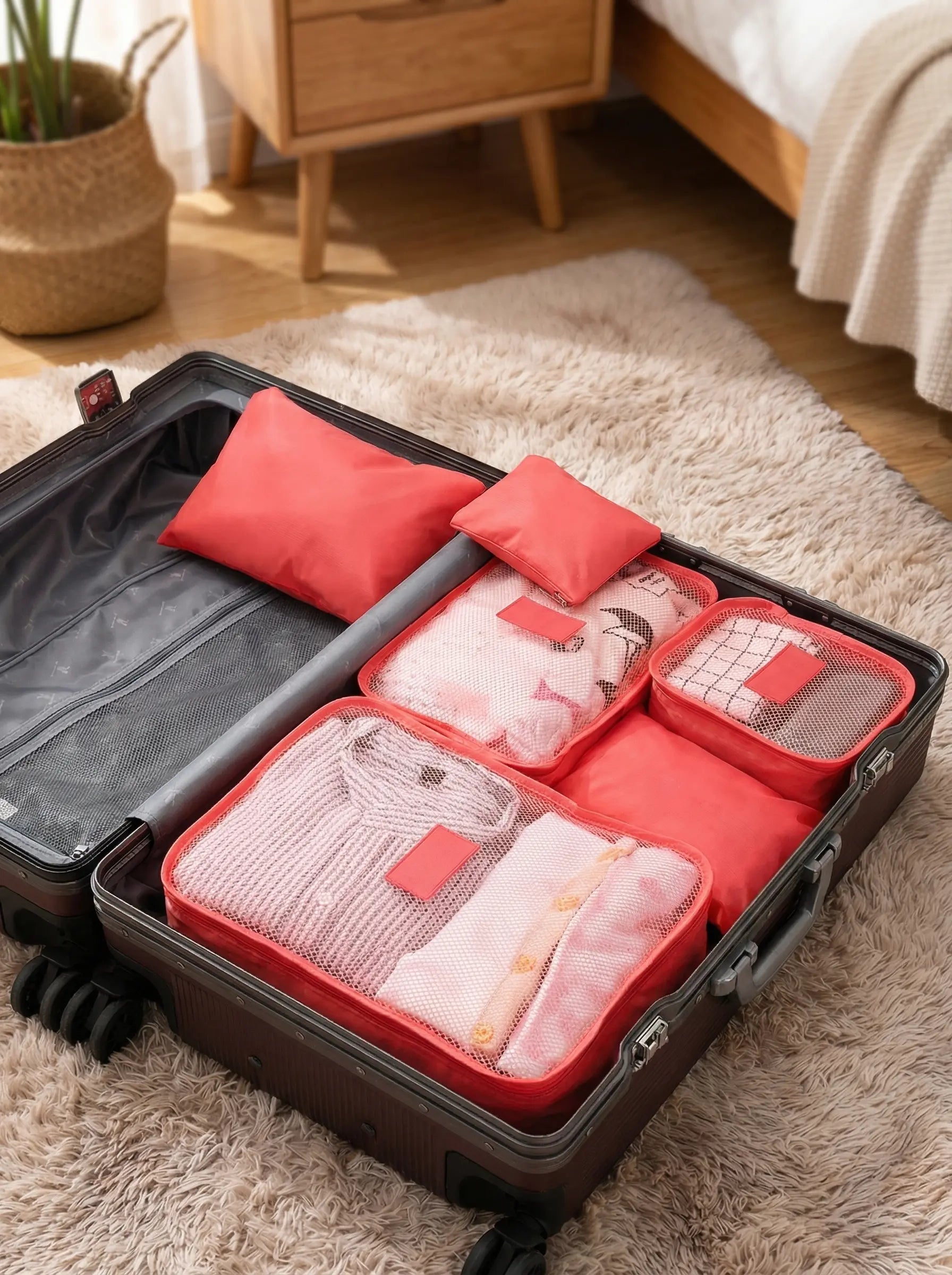 Packing Cubes for Travel | Clothes Organiser Set-Organiser-Homefinn