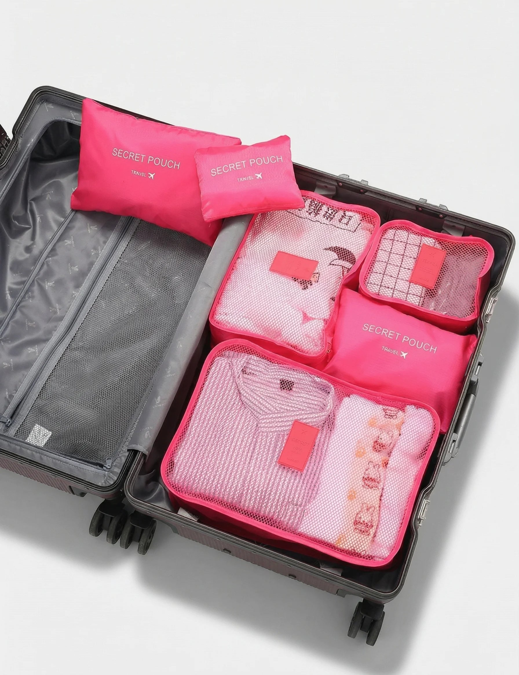 Travel Packing Cubes Set | Clothes Organisation Easy Packing-Organiser-Homefinn
