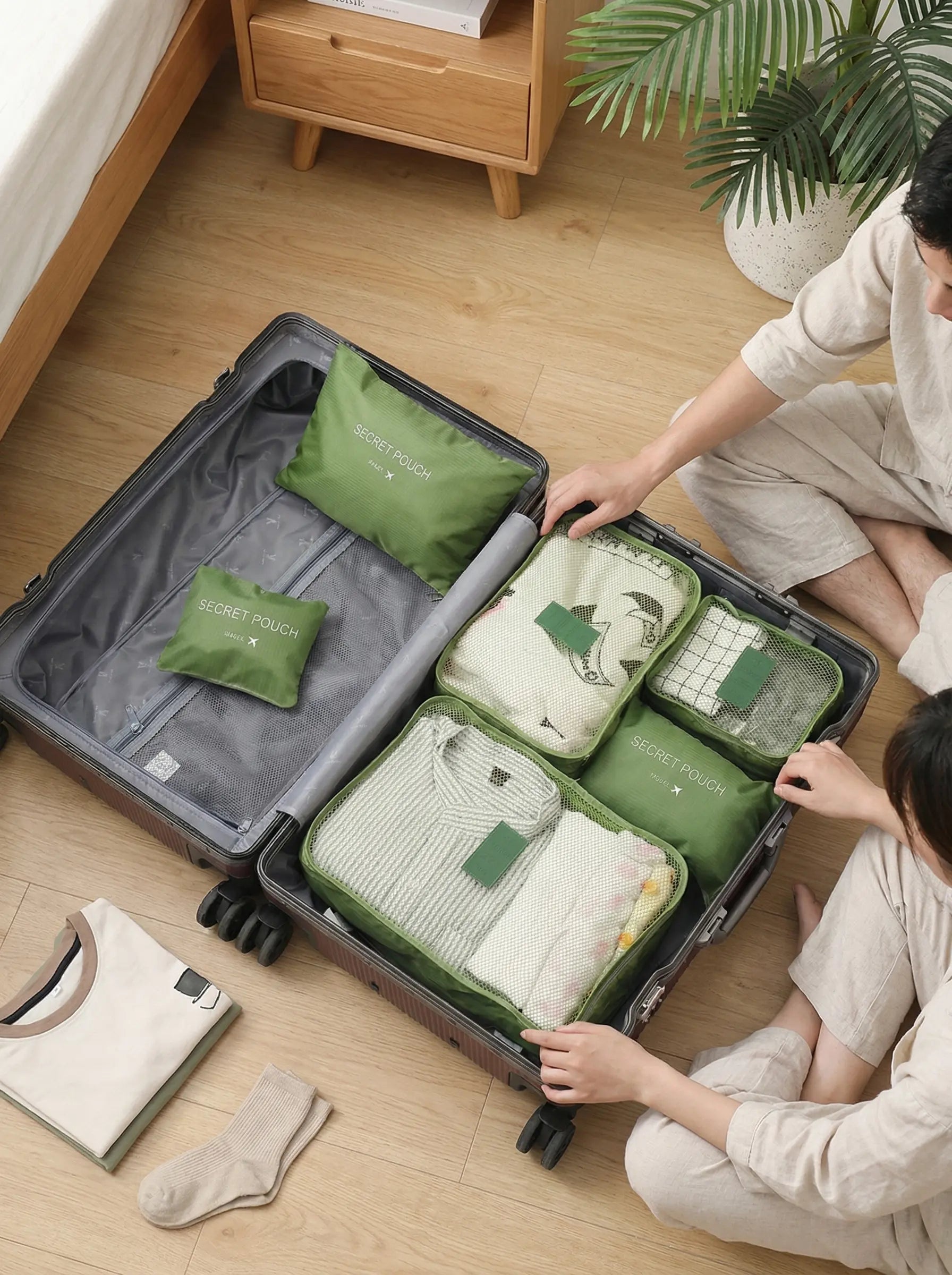 Packing Cubes for Travel | Clothes Organiser Set-Organiser-Homefinn