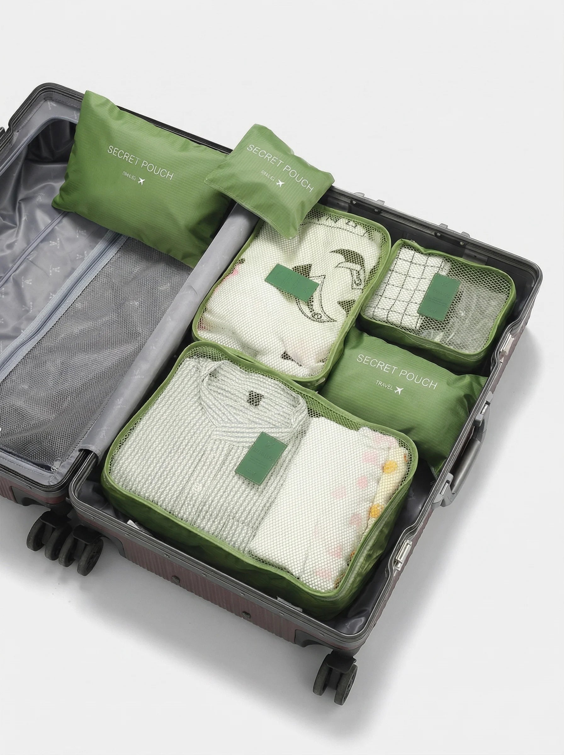 Packing Cubes for Travel | Clothes Organiser Set-Organiser-Homefinn