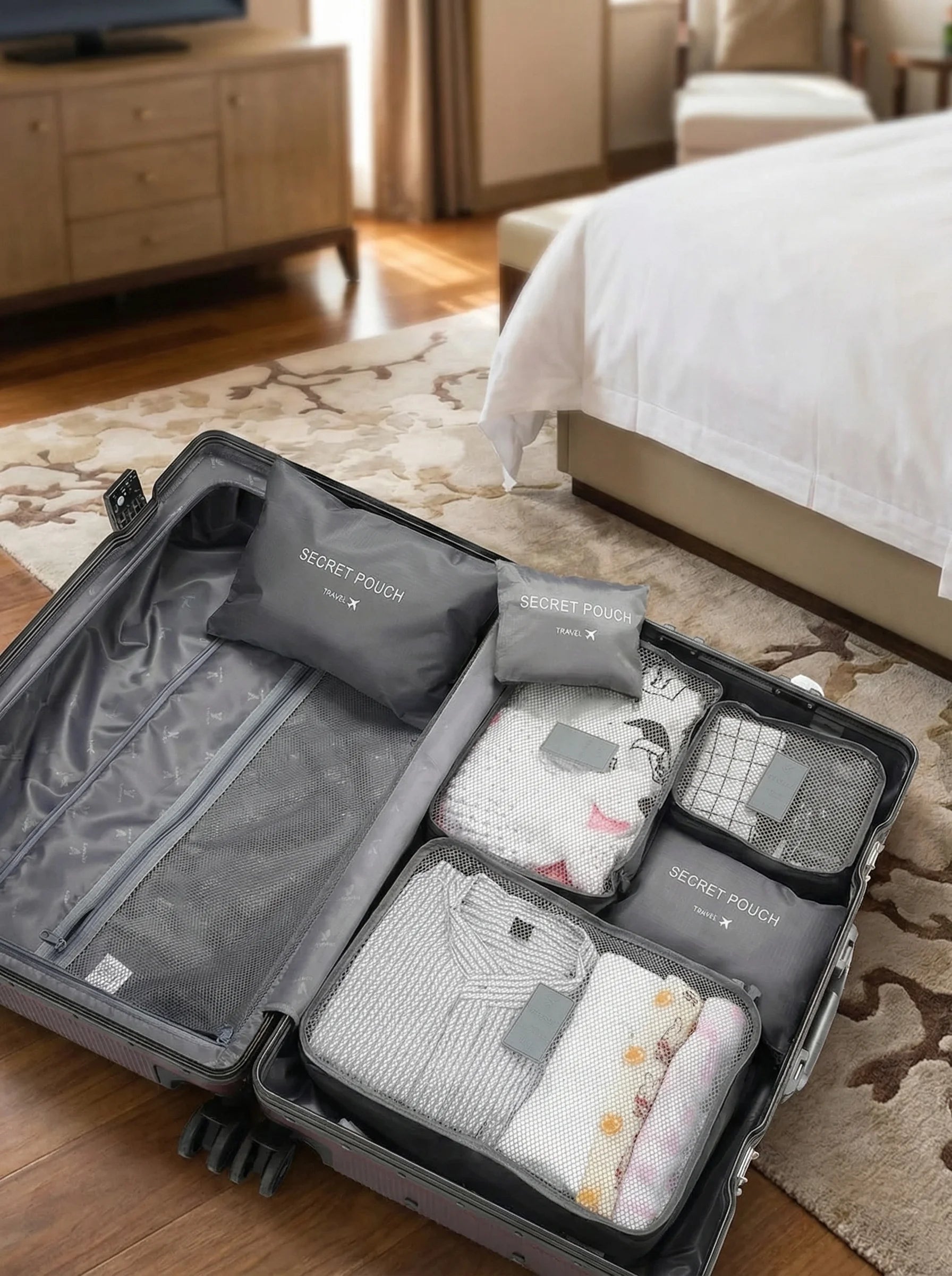 Packing Cubes for Travel | Clothes Organiser Set-Organiser-Homefinn