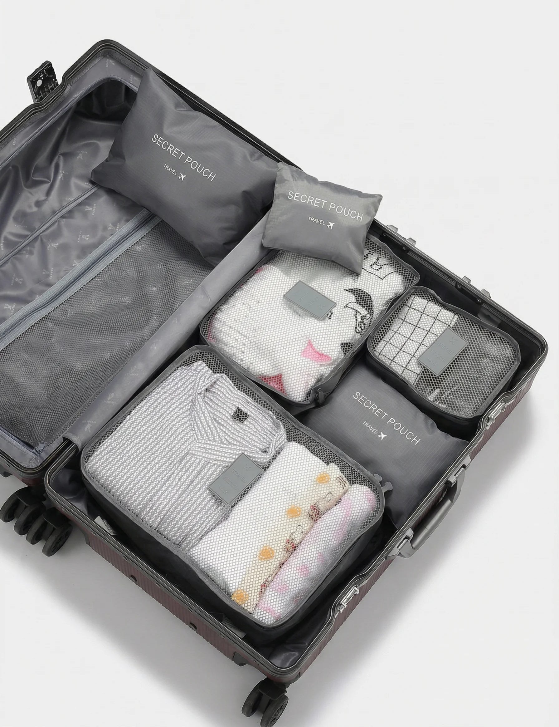 Travel Packing Cubes Set | Clothes Organisation Easy Packing-Organiser-Homefinn