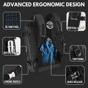 Travel Backpack | Expandable Carry On Backpack-Backpack-Homefinn