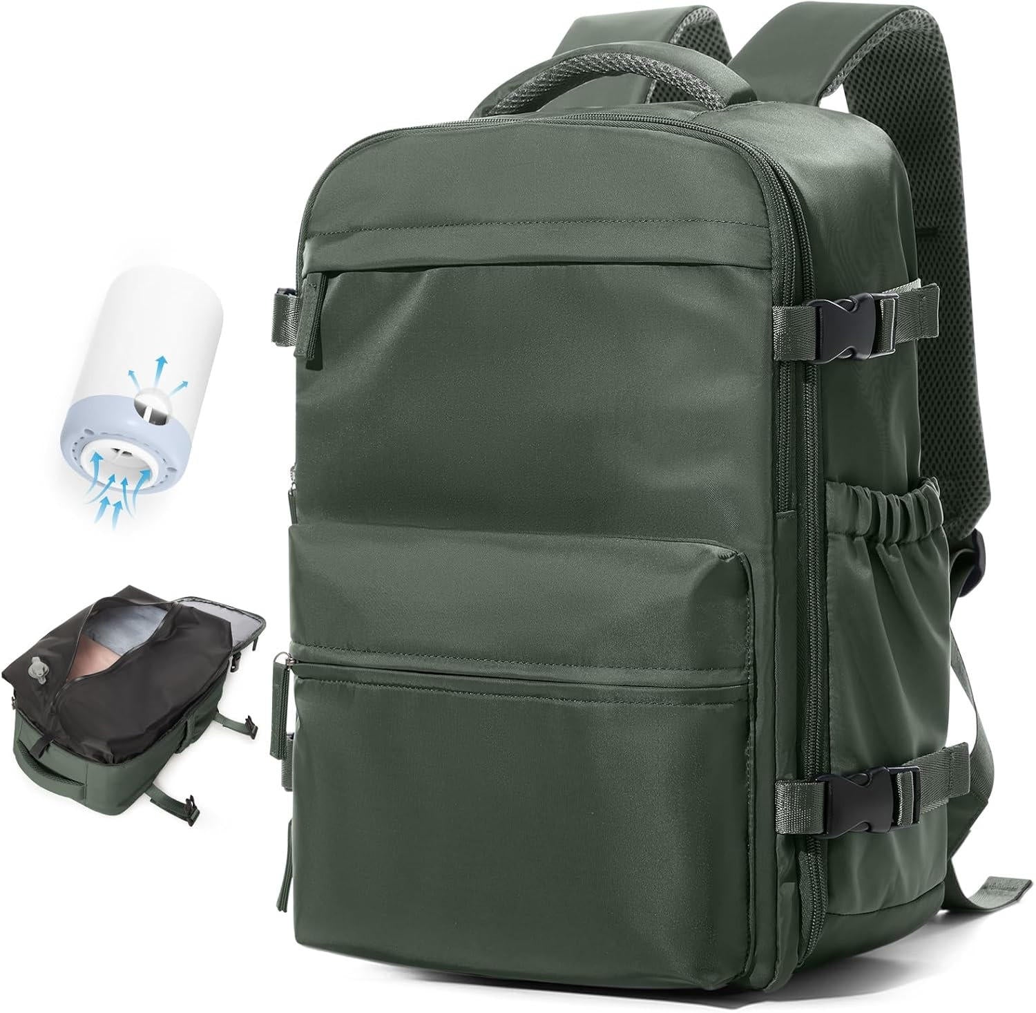 Travel Backpack | Expandable Carry On Laptop Backpack-Backpack-Homefinn