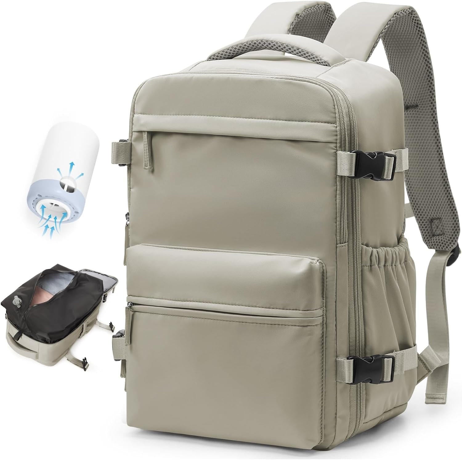 Travel Backpack | Expandable Carry On Laptop Backpack-Backpack-Homefinn
