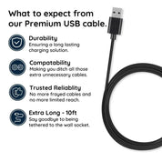 USB Charging Cable | USB to Micro USB Cable-USB Cable-Homefinn