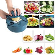 Vegetable Chopper Bowl | Manual Food Slicer-Kitchen Slicer-Homefinn