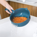 Vegetable Chopper Bowl | Manual Food Slicer