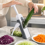 5 in 1 Vegetable Slicer with Collecting Tray