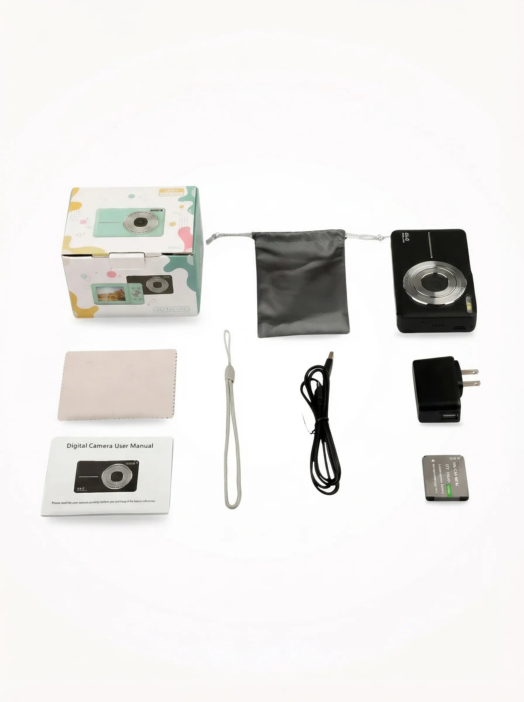 Vintage Digital Camera | Retro Style Digital Camera-Camera-Homefinn