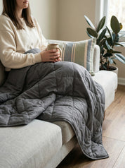 Weighted Bed Blanket | Layered Structure Design-Blanket-Homefinn