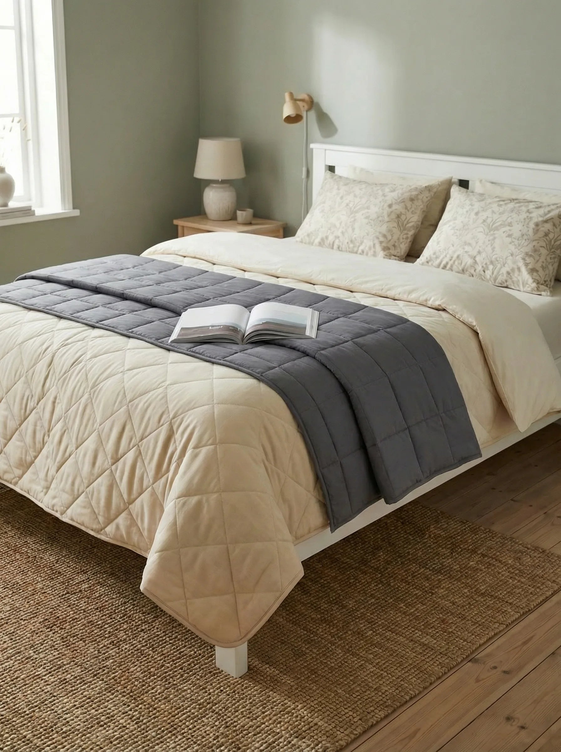 Weighted Bed Blanket | Layered Structure Design-Blanket-Homefinn