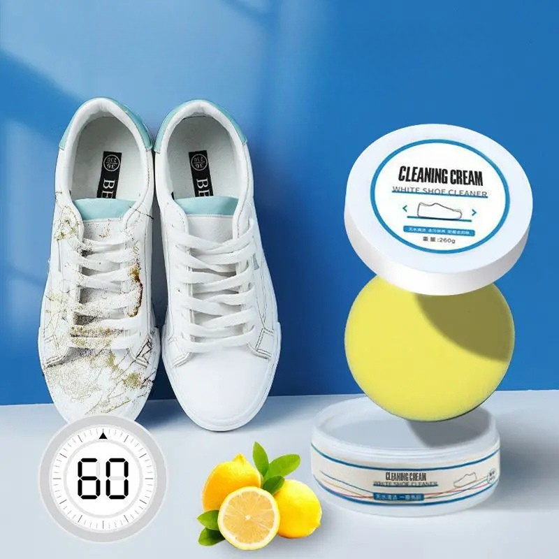 White Shoe Cleaning Cream | Sneaker Cleaner-Shoe Cleaner-Homefinn