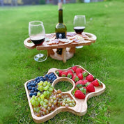 2-in-1 Tragbarer Obst- und Weinglas-Tischständer - Image 3