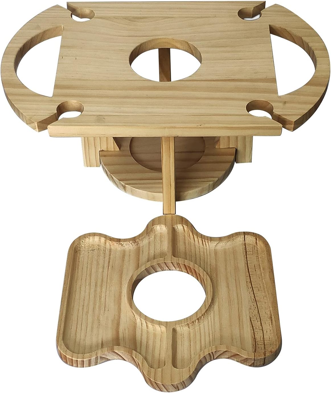 2-in-1 Tragbarer Obst- und Weinglas-Tischständer - Image 7