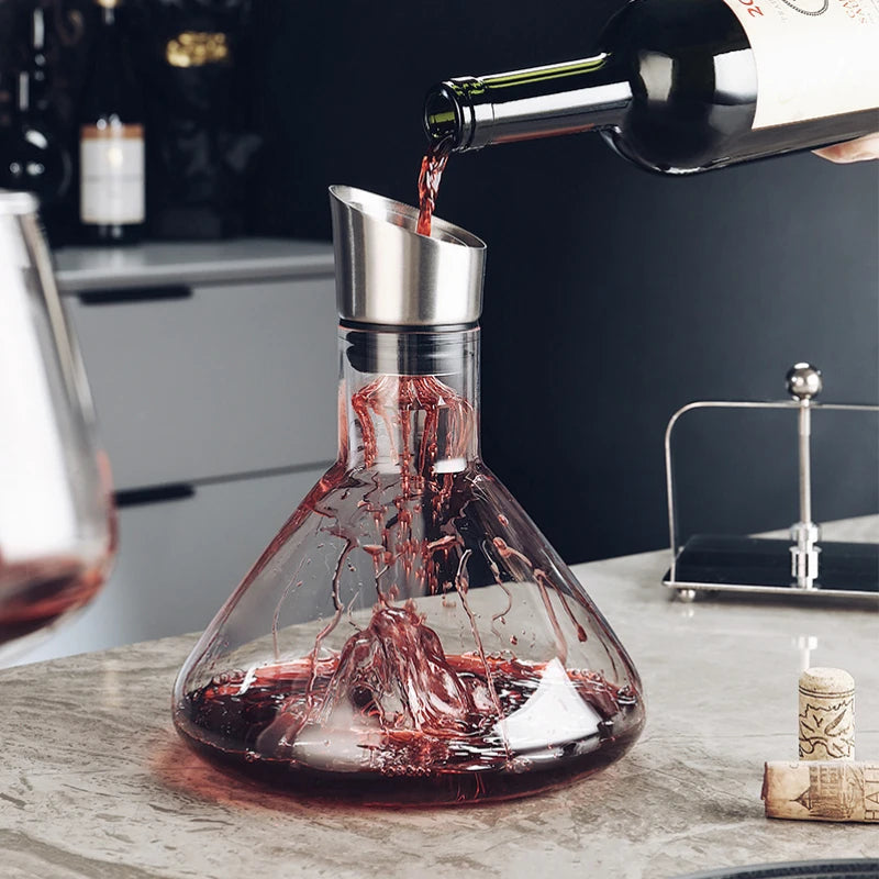 1500ml Wine Decanter with Aerator - Image 2