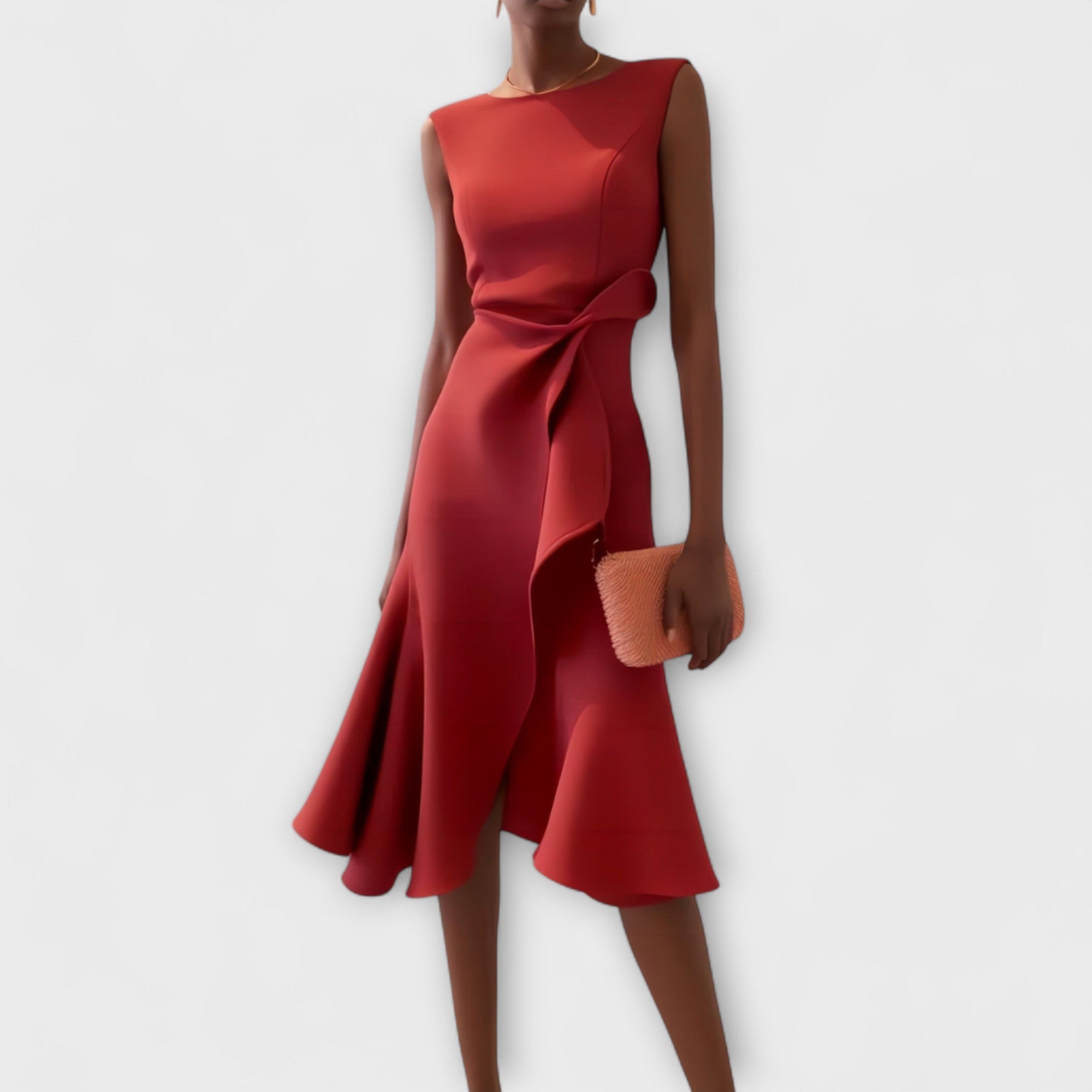 Women Dress | Elegant Fitted Dress-Women Dresses-Homefinn
