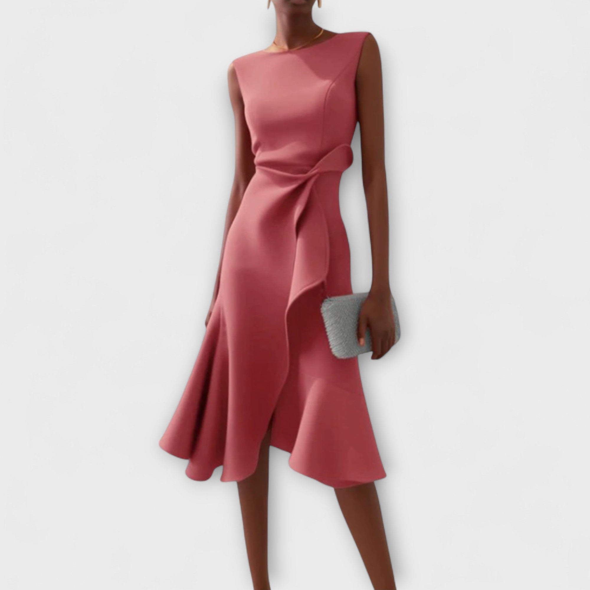 Women Dress | Elegant Fitted Dress-Women Dresses-Homefinn