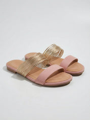 Women Sandals | Double-Strap Ballet Flats-Women Shoes-Homefinn