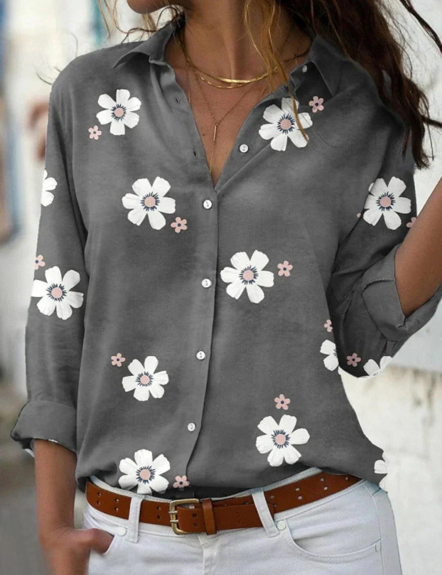 Women Shirt | Women Long Sleeve Blouse-Women Blouse-Homefinn