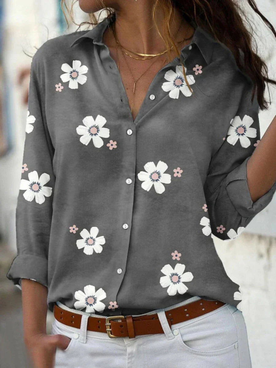 Women Shirt | Women Long Sleeve Blouse-Women Blouse-Homefinn