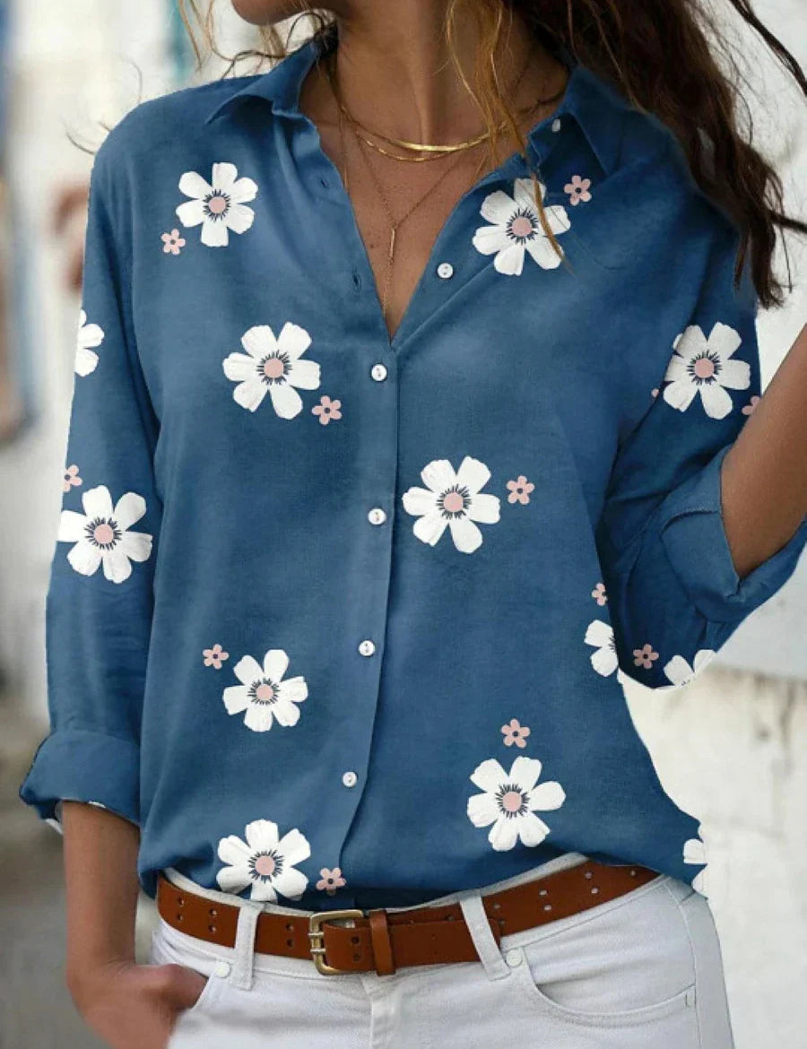 Women Shirt | Women Long Sleeve Blouse-Women Blouse-Homefinn