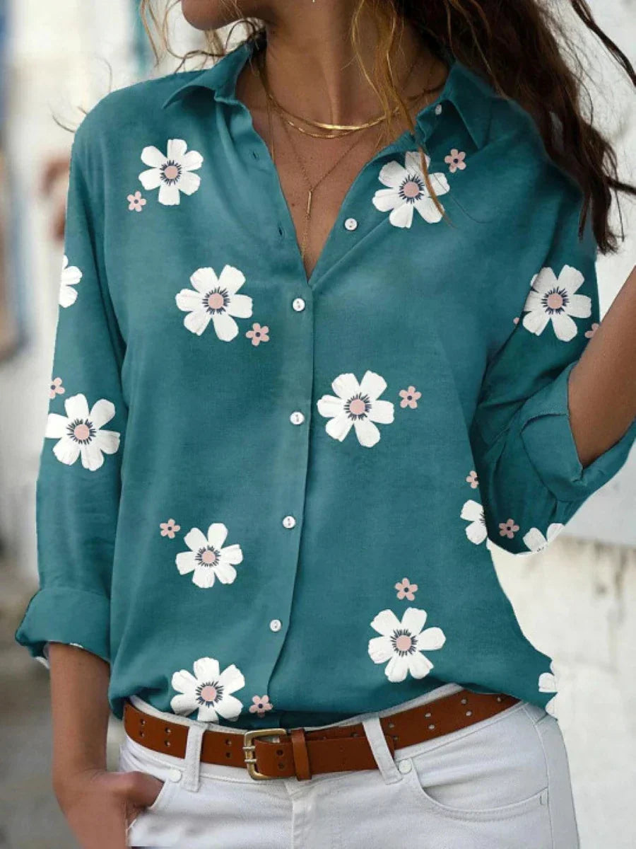Women Shirt | Women Long Sleeve Blouse-Women Blouse-Homefinn