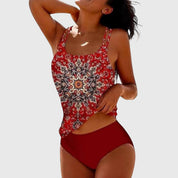 Women Swimsuit | Boho High Waisted Bikini-Women Swimsuit-Homefinn