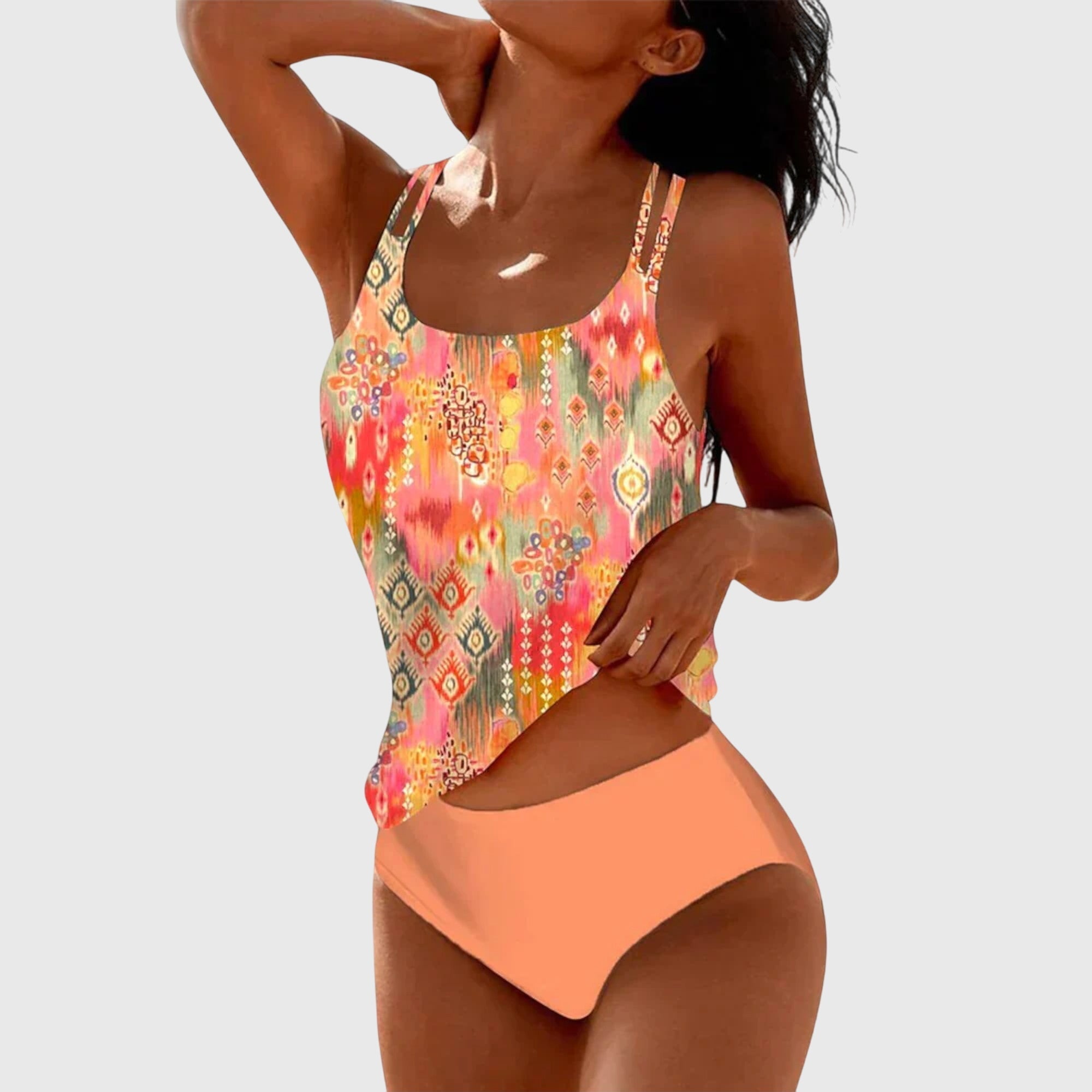 Women Swimsuit | Boho High Waisted Bikini-Women Swimsuit-Homefinn