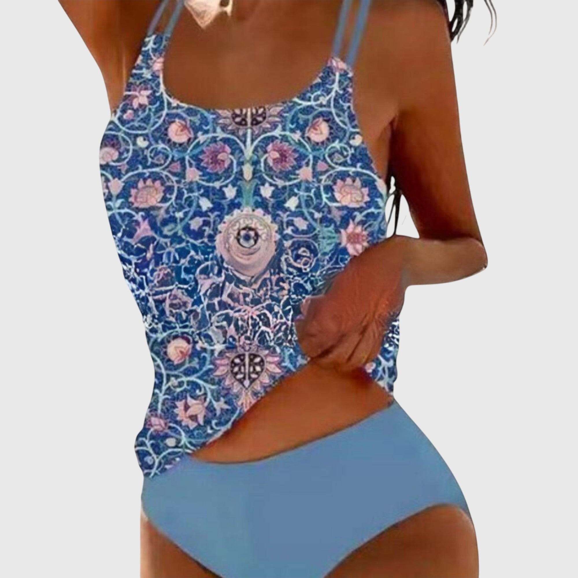 Women Swimsuit | Boho High Waisted Bikini-Women Swimsuit-Homefinn