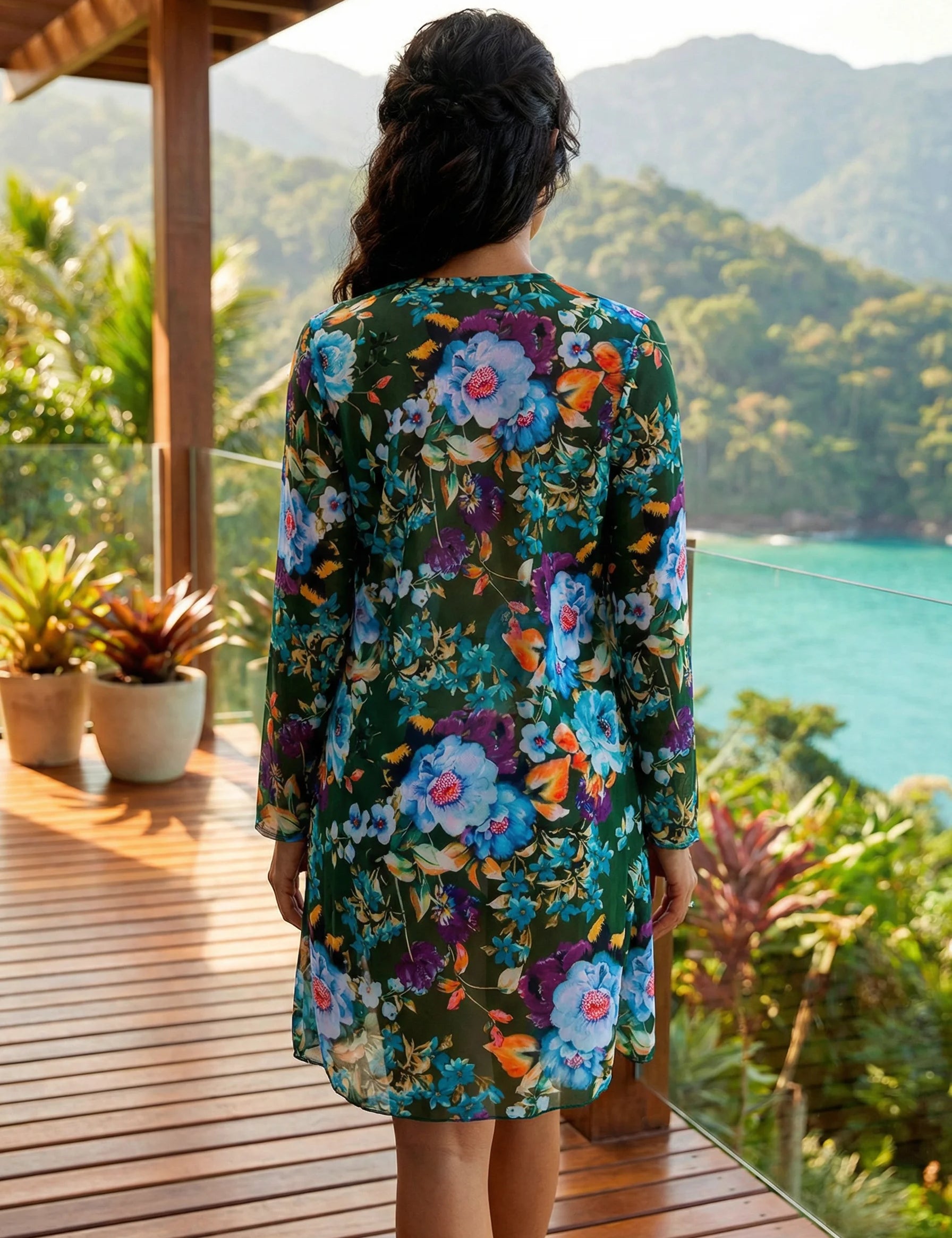 Women Swimsuit | Floral One Piece Swimwear Set-Women Swimsuit-Homefinn