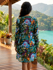 Women Swimsuit | Floral One Piece Swimwear Set-Women Swimsuit-Homefinn