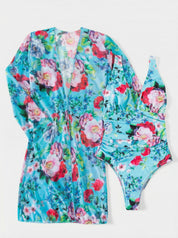 Women Swimsuit | Floral One Piece Swimwear Set-Women Swimsuit-Homefinn