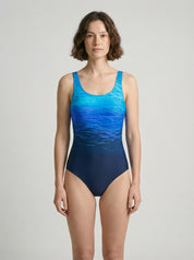 Women Swimsuit | One Piece Swimwear Printed-Women Swimsuit-Homefinn