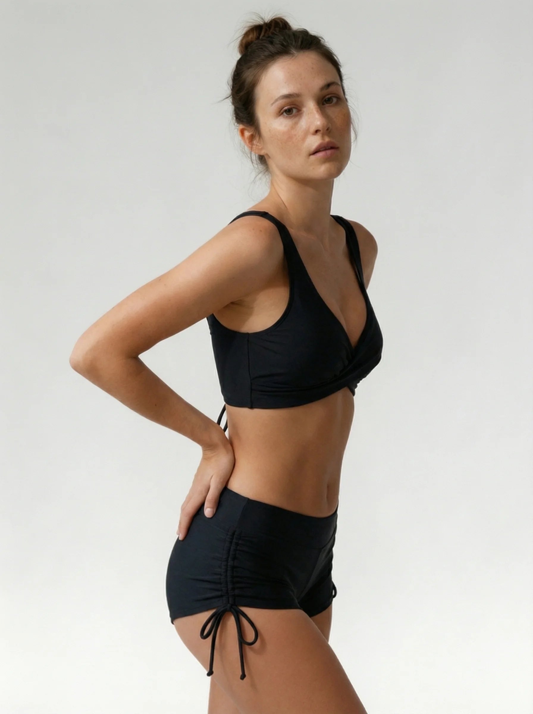Women Swimsuit | Printed Tankini With Shorts-Women Swimsuit-Homefinn