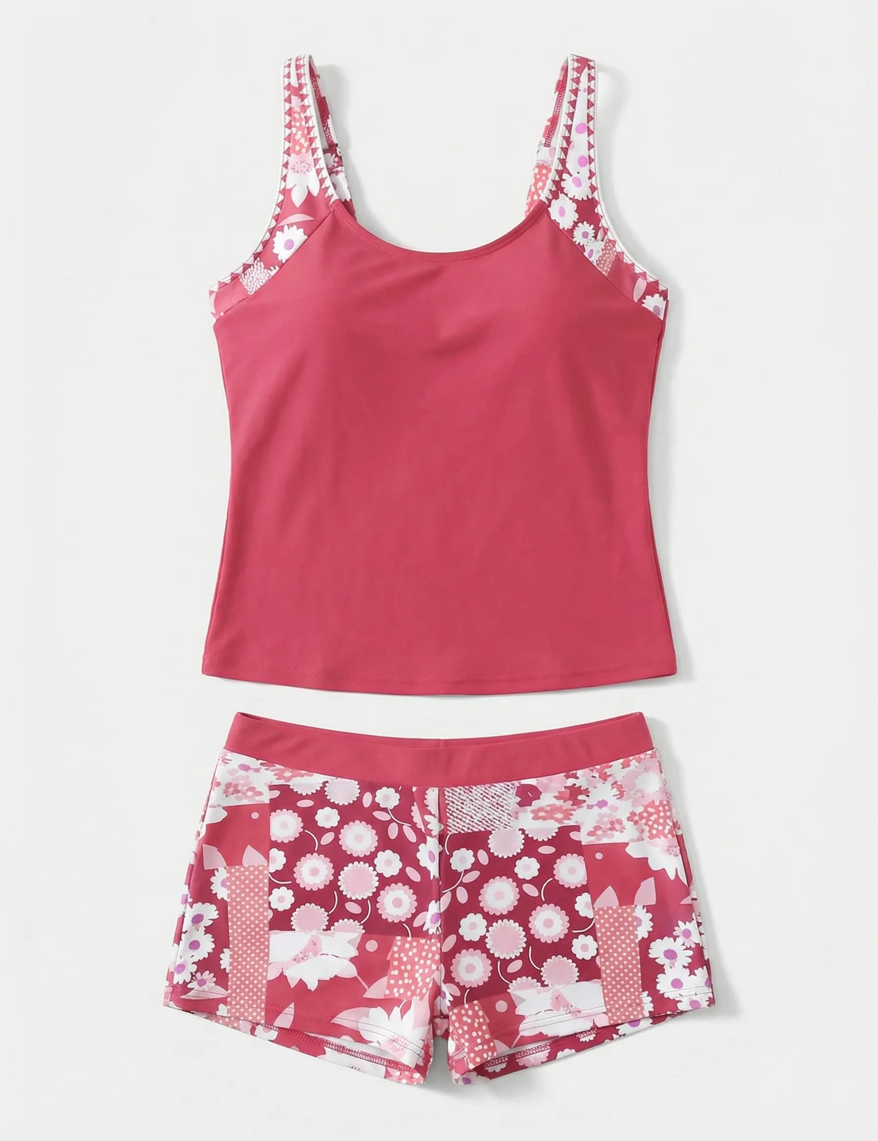 Women Tankini | Two Piece Swimsuit-Women Swimwear-Homefinn