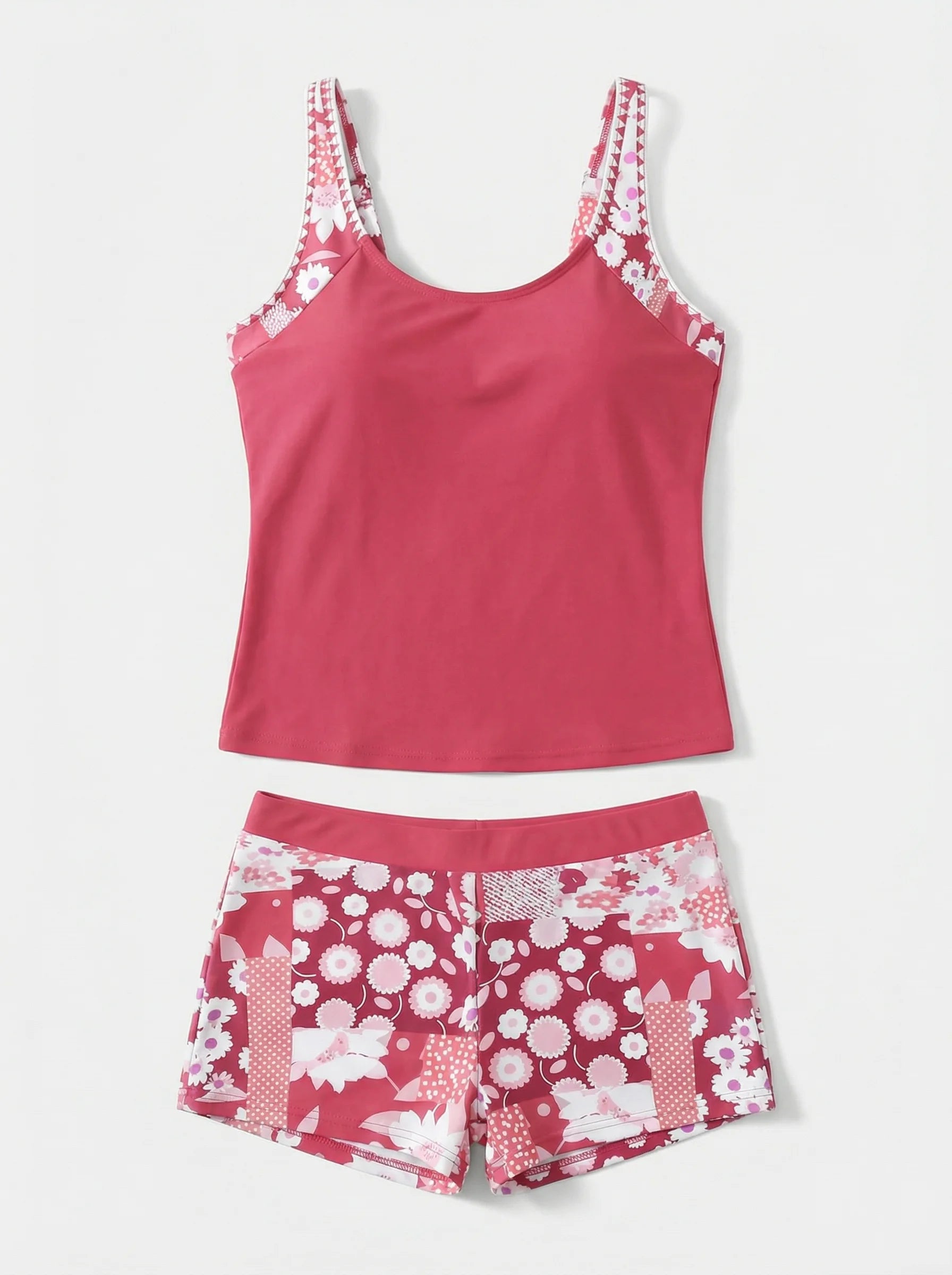 Women Tankini | Two Piece Swimsuit-Women Swimwear-Homefinn